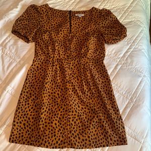 Leopard print dress